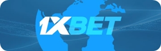 O logotipo da 1xbet em versão internacional
