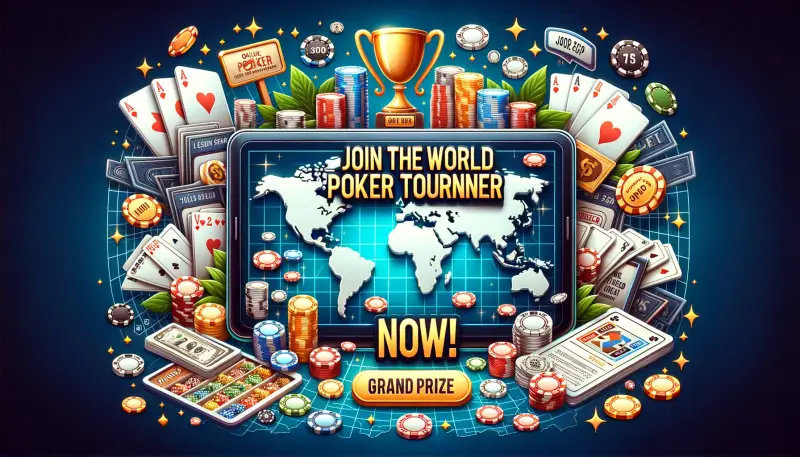 Cartaz: Participe dos torneios de poker internacionais